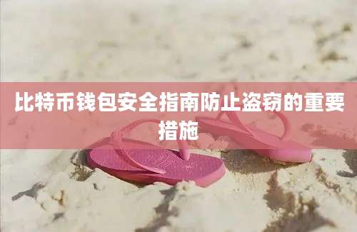 比特币钱包安全指南防止盗窃的重要措施