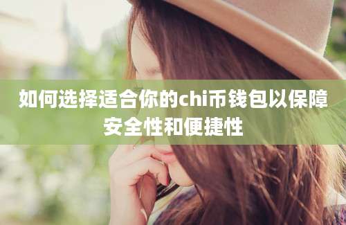 如何选择适合你的chi币钱包以保障安全性和便捷性