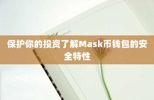 保护你的投资了解Mask币钱包的安全特性