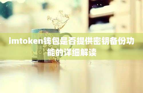 imtoken钱包是否提供密钥备份功能的详细解读