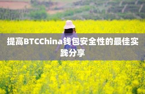 提高BTCChina钱包安全性的最佳实践分享