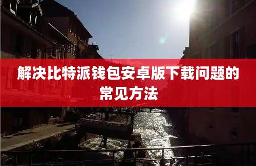 解决比特派钱包安卓版下载问题的常见方法