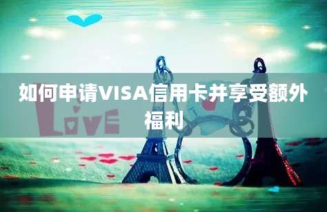 如何申请VISA信用卡并享受额外福利