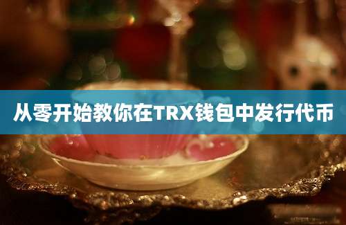 从零开始教你在TRX钱包中发行代币