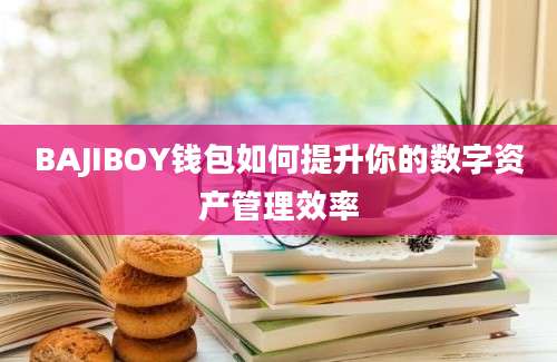 BAJIBOY钱包如何提升你的数字资产管理效率