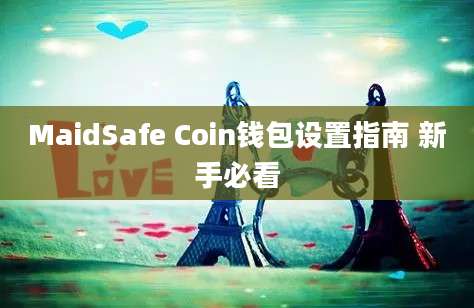 MaidSafe Coin钱包设置指南 新手必看