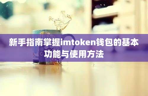 新手指南掌握imtoken钱包的基本功能与使用方法