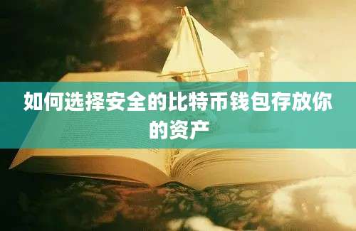 如何选择安全的比特币钱包存放你的资产