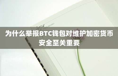 为什么举报BTC钱包对维护加密货币安全至关重要