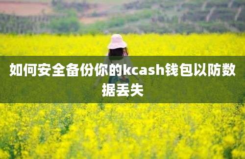 如何安全备份你的kcash钱包以防数据丢失