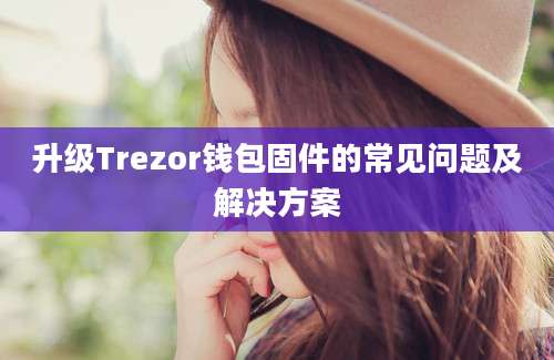 升级Trezor钱包固件的常见问题及解决方案