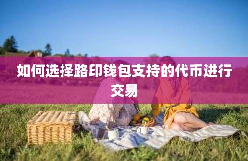 如何选择路印钱包支持的代币进行交易