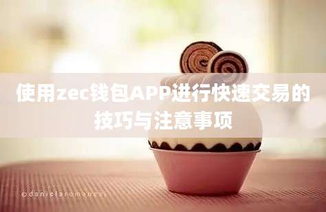 使用zec钱包APP进行快速交易的技巧与注意事项